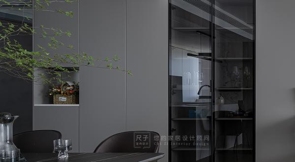 客餐廳8米超長儲物櫃,123㎡的家收納力逆天 客餐廳8米超長儲物櫃,123㎡的家收納力逆天