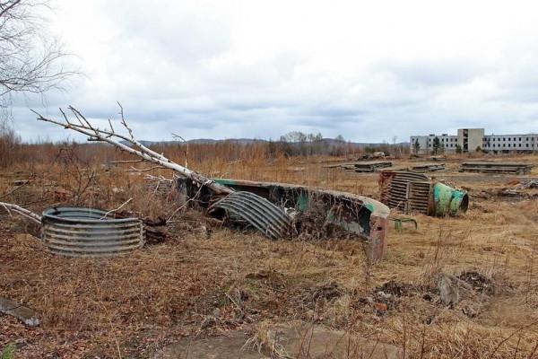蘇聯遠東地區廢棄的杜加雷達