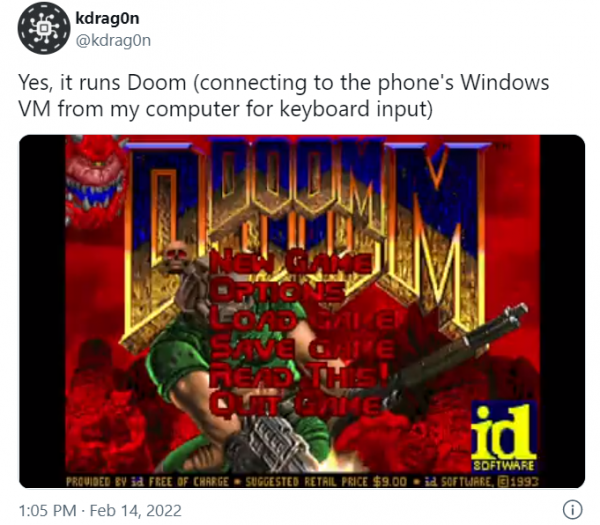 Android 13 立功！谷歌 Pixel 6 成功執行 Win11 虛擬機器