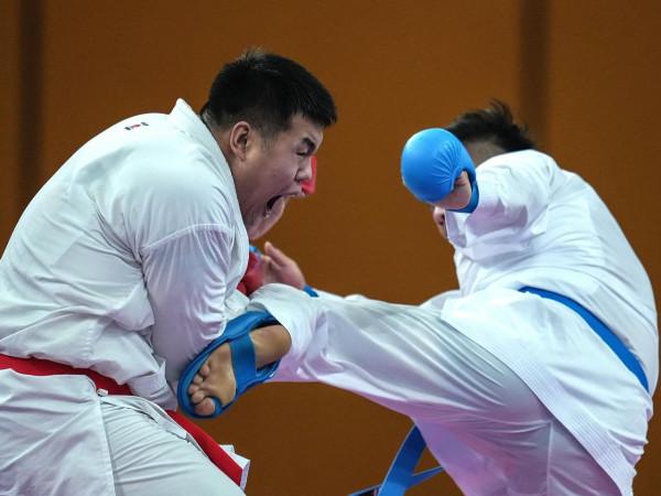 空手道——男子75公斤以上級決賽:劉帥奪冠 空手道——男子75公斤以上級決賽:劉帥奪冠