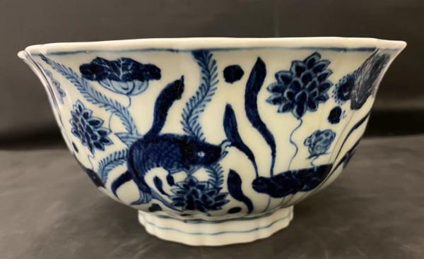 宣窯之貴，可與汝敵——明宣德 青花魚藻紋十稜菱口大碗重磅亮相