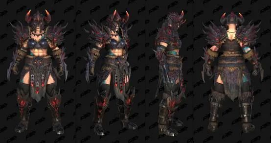 暗黑破壞神：不朽封測野蠻人盔甲套裝