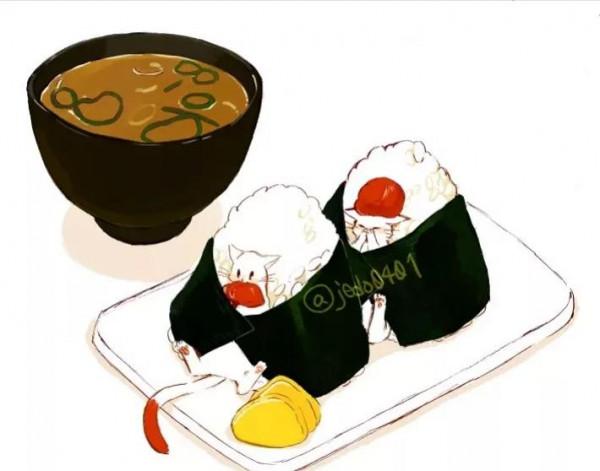 插畫｜藏在美食裡的萌寵，太可愛了