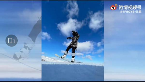 王源是真的好喜歡滑雪啊