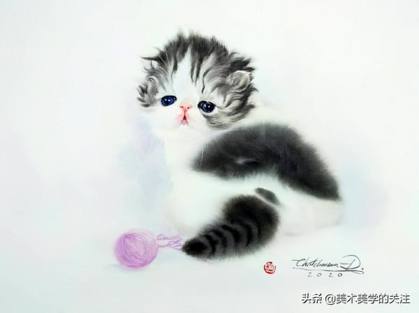 顏料抵擋不住它的美態,流浪改變不了它的命運——水彩貓咪的世界 顏料抵擋不住它的美態,流浪改變不了它的命運——水彩貓咪的世界