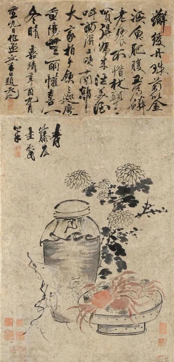 歷代大師畫菊:菊殘猶有傲霜枝 歷代大師畫菊:菊殘猶有傲霜枝