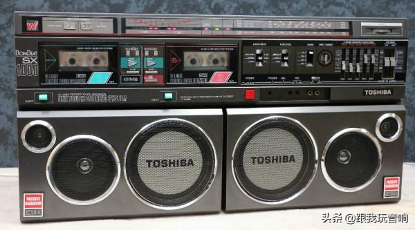 日本進口收音機、錄音機，東芝公司RT-sx1000行動式音響