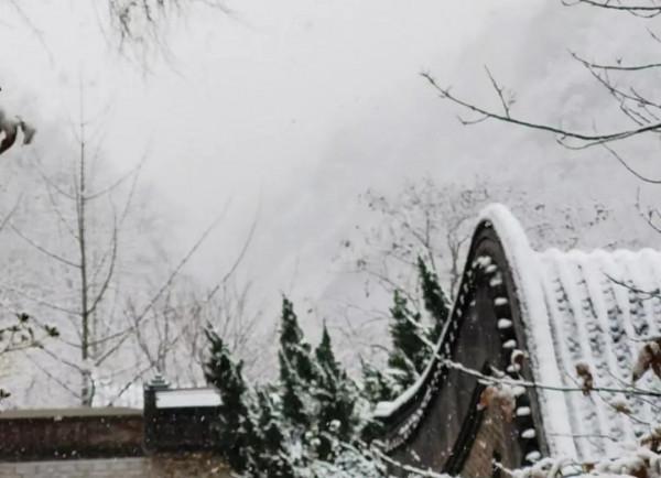 雪天遊盤山 雪天遊盤山
