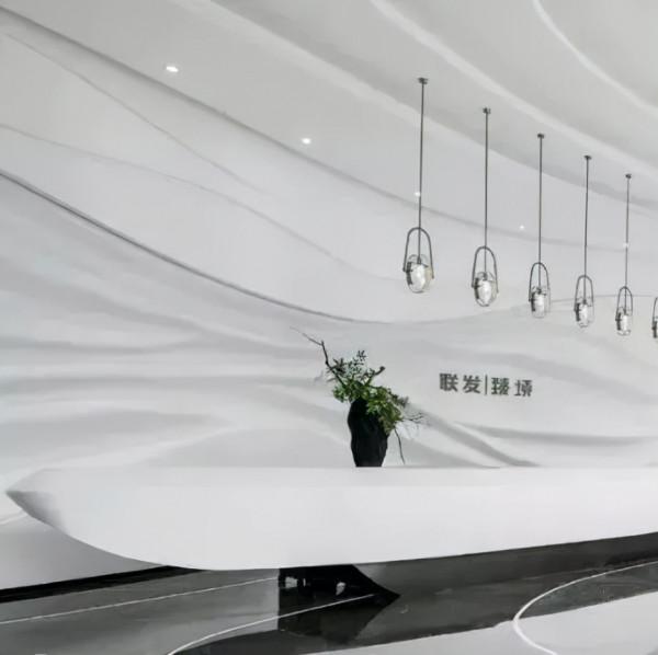 1900㎡售樓處全用灰色大理石，簡直不要太高階