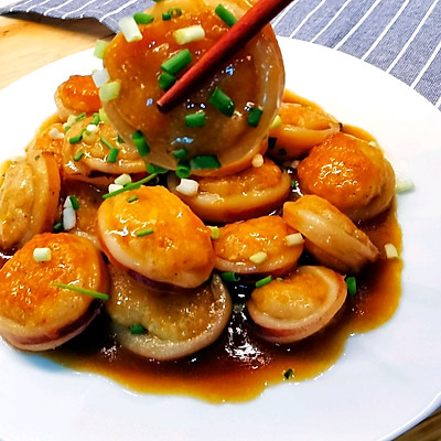 #一學就會快手菜#健康減脂快手菜～魷魚蝦滑餅