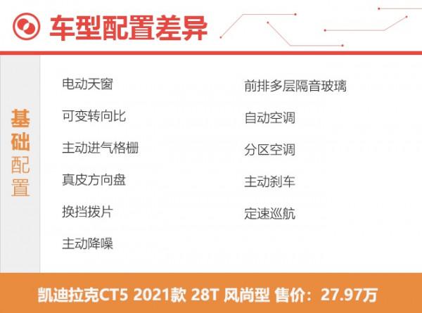 推薦2.0T尊貴型 凱迪拉克CT5購車手冊