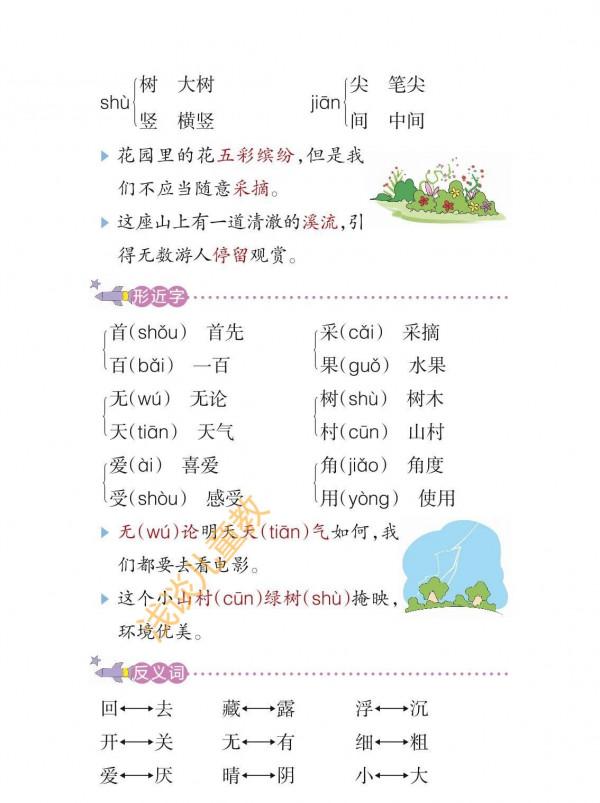 一年級語文下冊，經典課堂筆記，預習必備