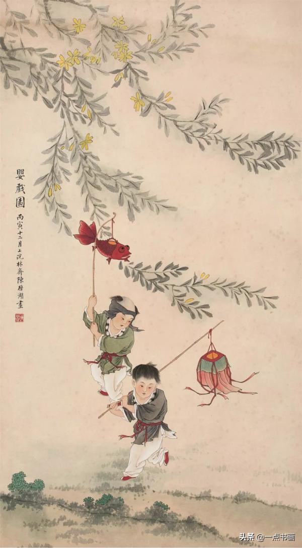 陳啟湖工筆人物欣賞