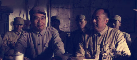 國軍少將陳噓雲身負重傷，陳茂輝力排眾議，用擔架將其抬下孟良崮