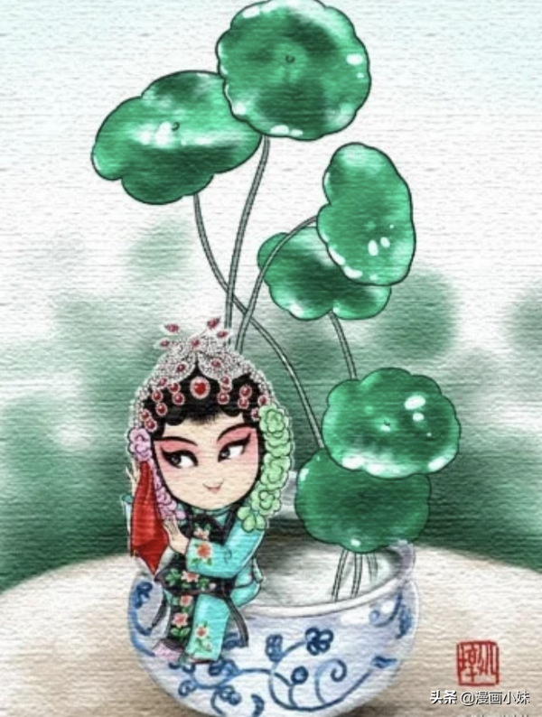 插畫 &vert; 京劇漫畫系列（一）