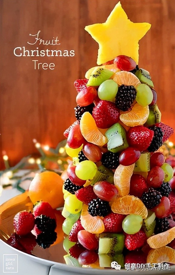 生活需要議式感!簡單幾步拼出創意聖誕水果盤 生活需要議式感!簡單幾步拼出創意聖誕水果盤