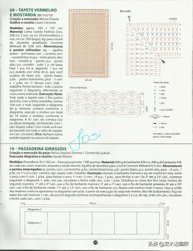 精美的鉤針掛毯十多款（附清晰圖解）喜歡的姐妹快進來哦
