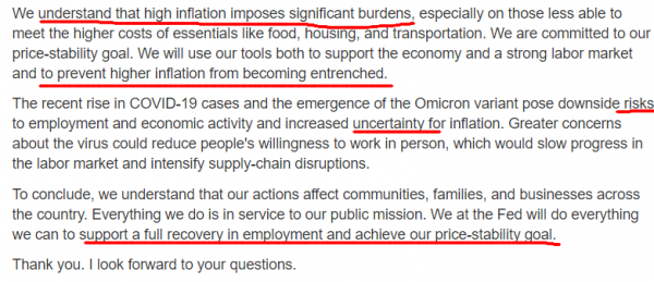 一夜反轉，美聯儲主席對國會說了什麼？