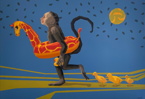 我們的生活，埃及藝術家Mohamed Khaled Omran的繪畫作品