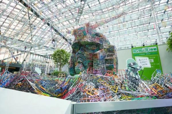 高達模型廢棄流道再利用,製作1:1比例元祖高達頭像 高達模型廢棄流道再利用,製作1:1比例元祖高達頭像