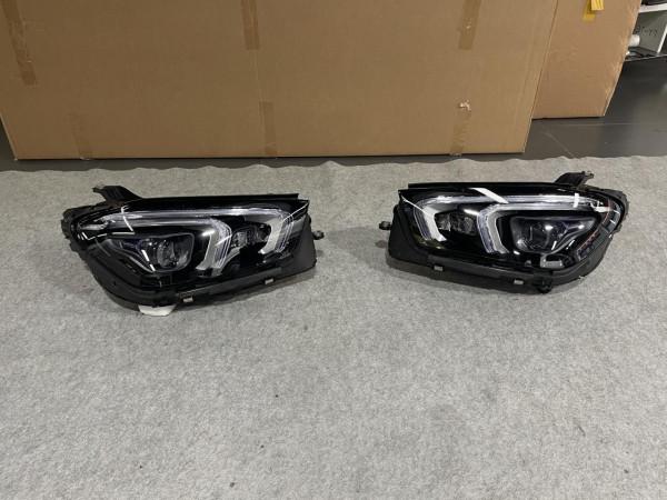 21款賓士GLE450改裝LED幾何多光束大燈，讓照明變得更加智慧