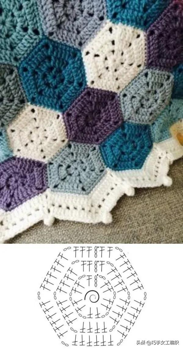 鉤編留下太多的零線，幾十種六角的鉤法，讓你家美出花來