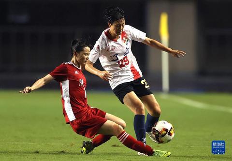全運會-足球女子成年組：陝西隊戰勝遼寧隊