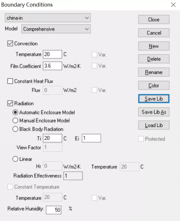 WINDOW+THERM軟體學習(二):邊界條件設定 WINDOW+THERM軟體學習(二):邊界條件設定