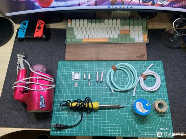 本想自己做根鍵盤彈簧線，結果翻車了