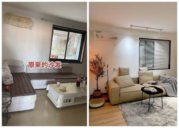 他買下60㎡老房當婚房，裝修陳舊沒質感，花3W進行居改，徹底翻身