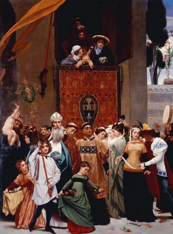 英國著名畫家萊頓畫作集欣賞（十四）