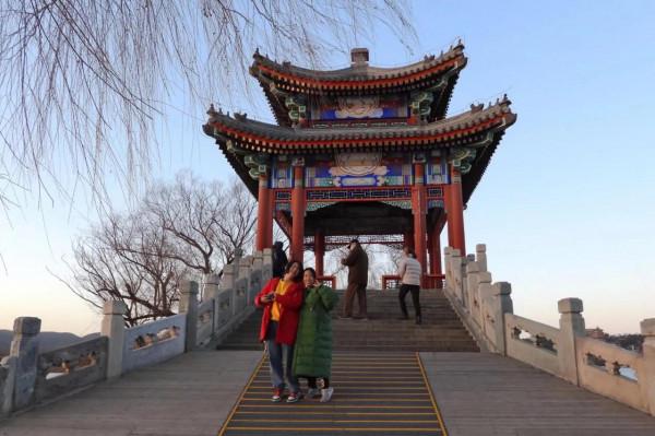 初冬頤和園 西堤觀六橋