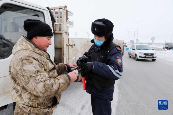 努爾蘇丹加強進出城檢查