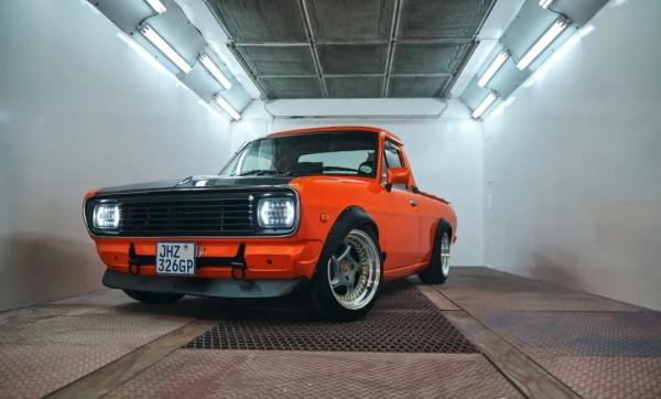 暴走日產皮卡，移植本田CBR摩托發動機