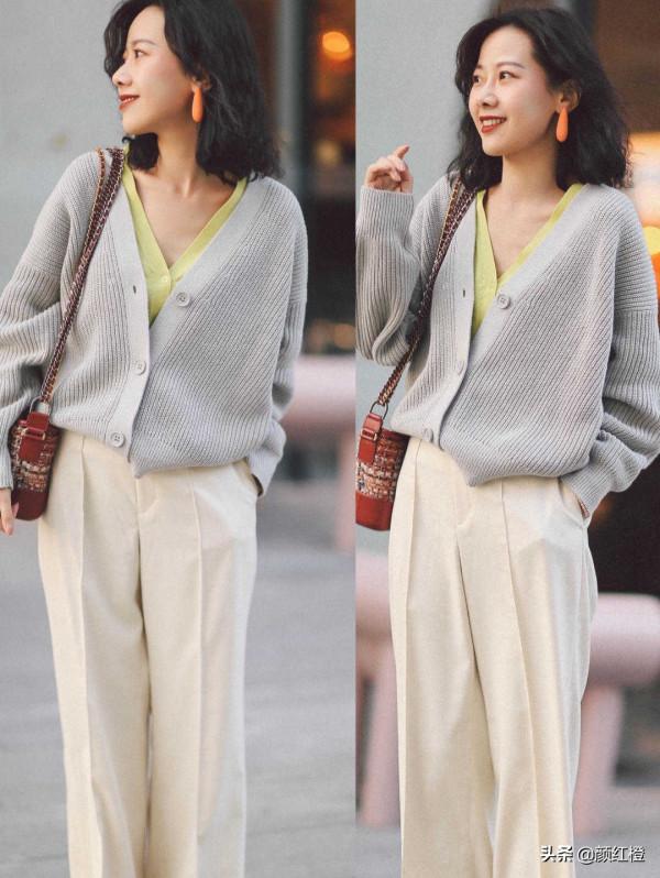 今年秋天流行穿“針織衫”,搭配黑色西裝褲灑脫時髦,優雅大方 今年秋天流行穿“針織衫”,搭配黑色西裝褲灑脫時髦,優雅大方