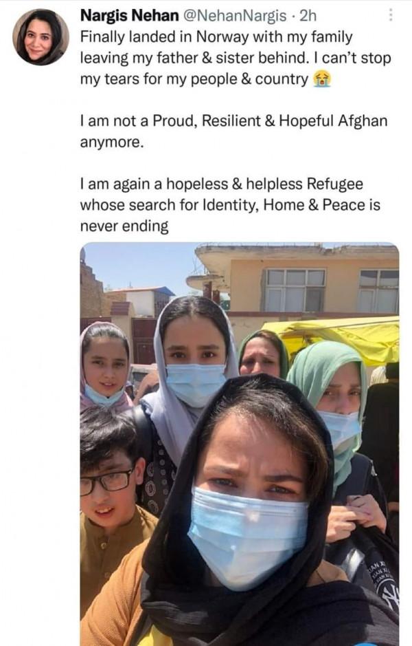 逃往挪威的阿富汗女部長：曾被媒體授予“喀布林鐵娘子”，至今仍然承受多方壓力