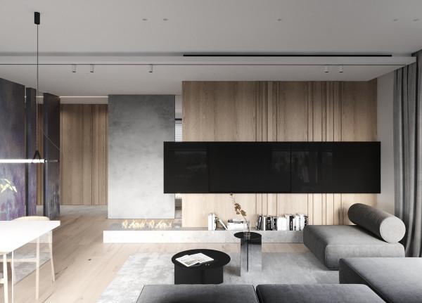 開放式佈局空間!112平現代風格家居裝修設計 開放式佈局空間!112平現代風格家居裝修設計