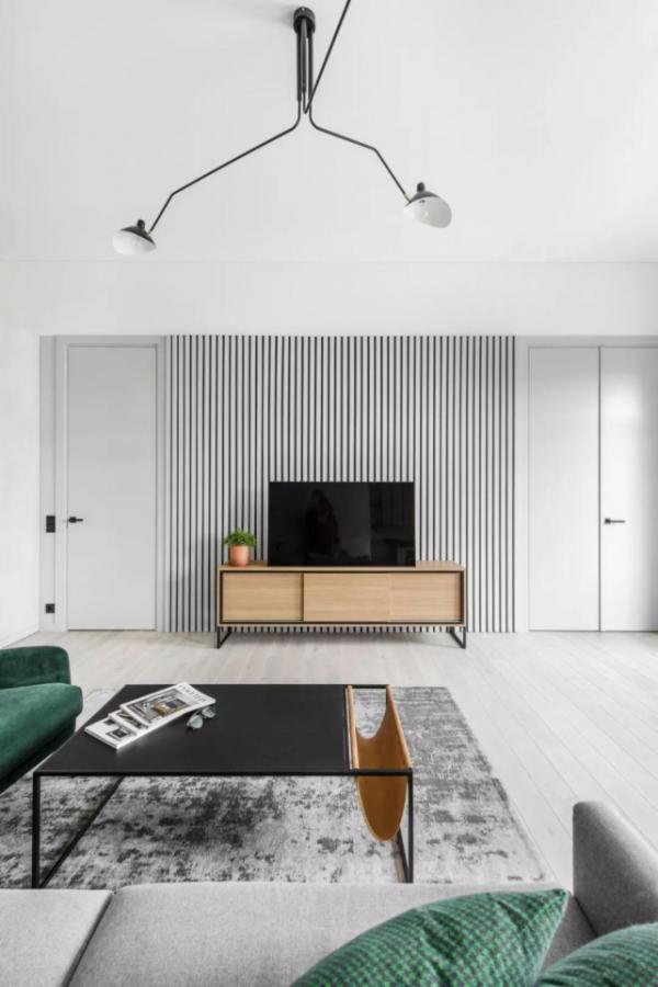 90平灰色調與木質感結合的現代簡約風,就是有設計感 90平灰色調與木質感結合的現代簡約風,就是有設計感