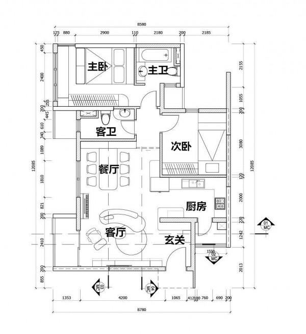 透過這套77㎡小戶型，我發現年輕夫妻的裝修喜好，一點也不俗氣
