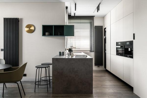 這位男業主的小公寓，裝修簡約大方，一進門就被吸引住了