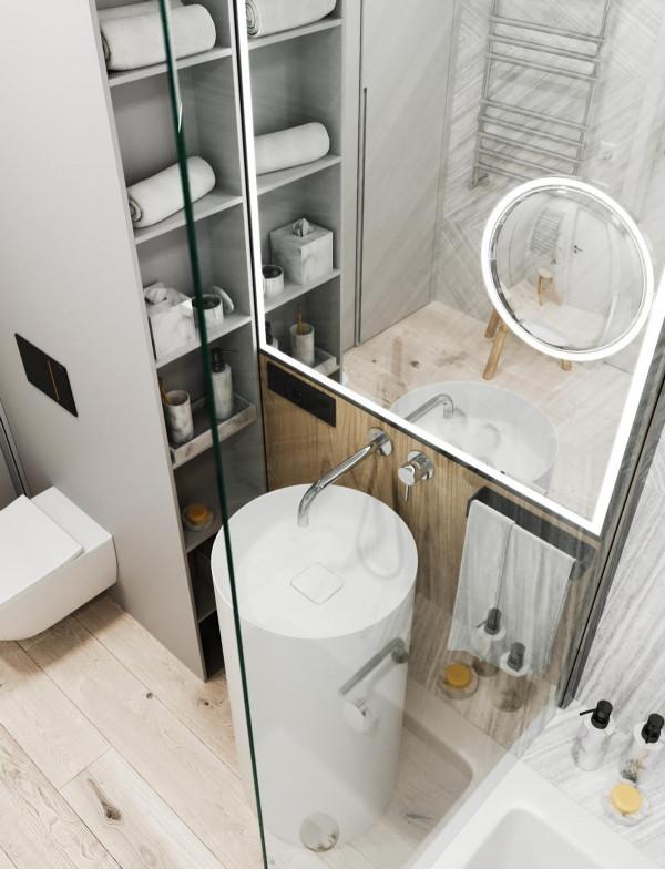 35歲單身妹子獨居62㎡公寓，屋內簡潔高雅，一看就是潔身自好型