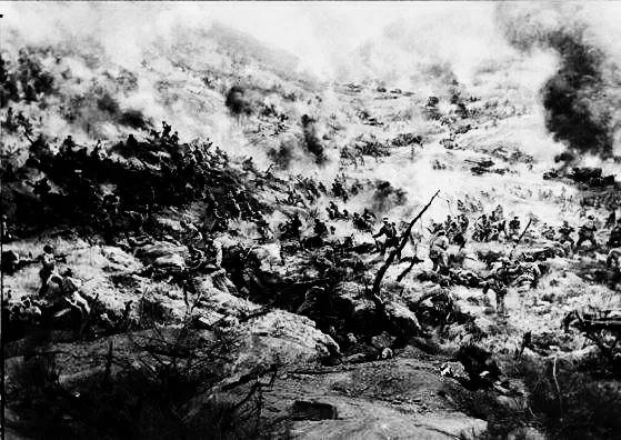 抗日義勇軍擊潰了日軍一個小分隊，卻遭到日軍傷員用刺刀襲擊