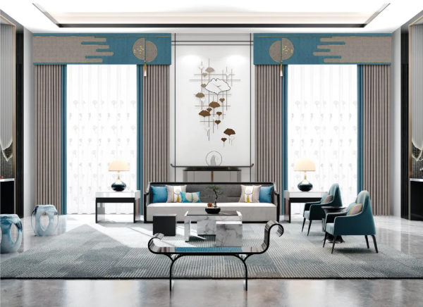 摩爾登窗簾｜新中式風格的窗簾怎麼選擇？古典與雅緻的完美融合