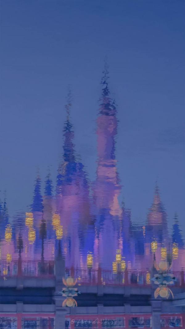 浪漫夢幻的冬日迪士尼攝影桌布，這也太治癒了