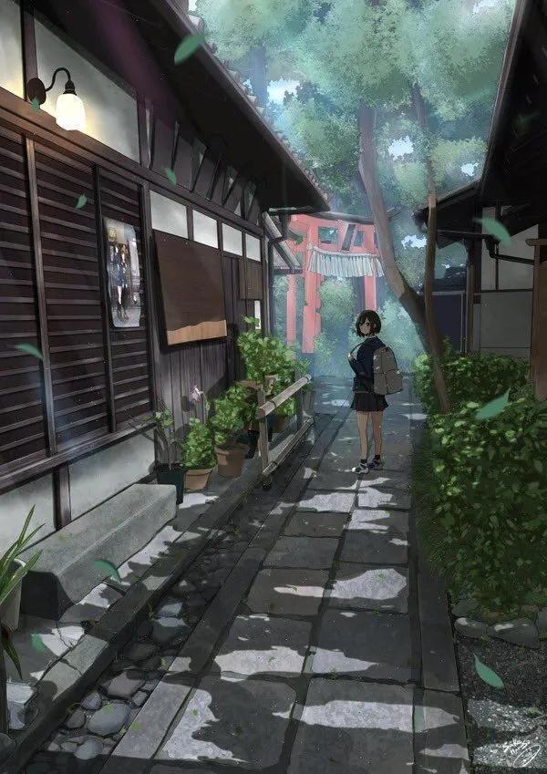 那些美到心裡治癒系動漫場景插圖