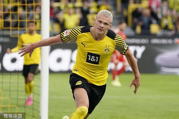 德甲-哈蘭德雙響格雷羅破門 多特蒙德4-2四連勝