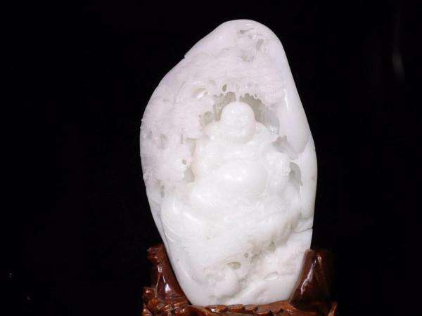 「館藏級」 羊脂白玉 和田玉籽料