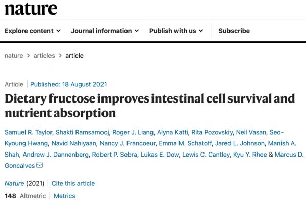 《Nature》重磅研究:吃水果太多,竟然會餵養癌細胞 《Nature》重磅研究:吃水果太多,竟然會餵養癌細胞