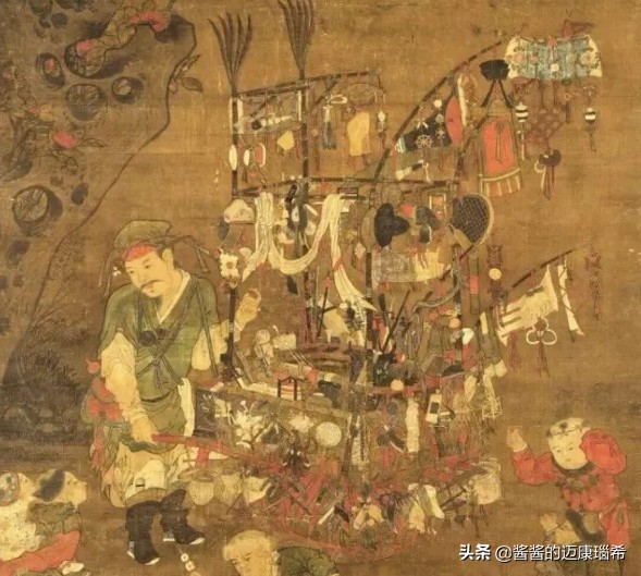 藝術小知識：從《貨郎圖》瞭解古代的流動式地攤