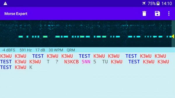 「新品情報站」適用於手機安卓系統的莫爾斯電碼解碼器APP 「新品情報站」適用於手機安卓系統的莫爾斯電碼解碼器APP